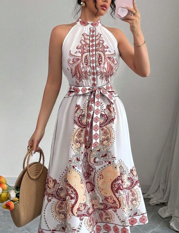 Rochie midi Shein, alb