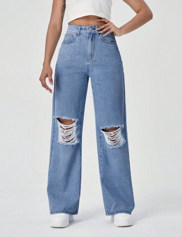 Jeans Shein, albastru