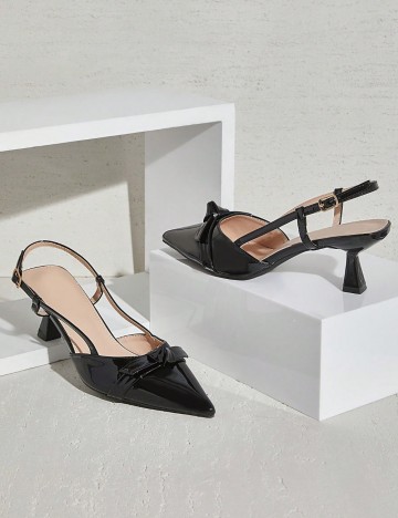 Pantofi cu toc Shein, negru