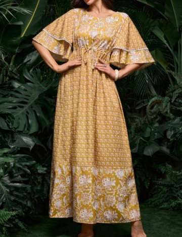Rochie maxi Shein, mix culori