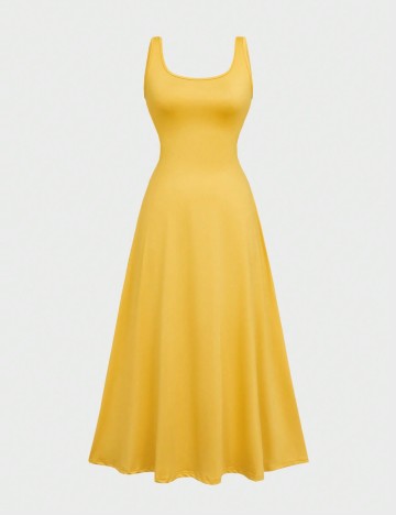 Rochie midi Shein, portocaliu
