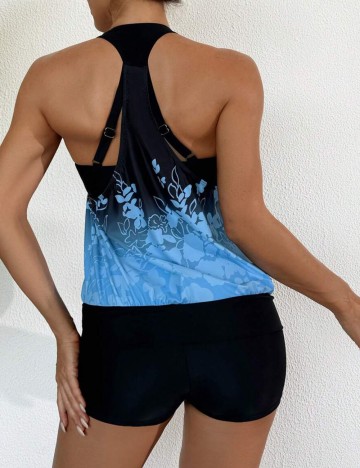 Costum de baie Shein, mix culori