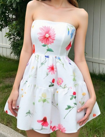 Rochie Shein, alb