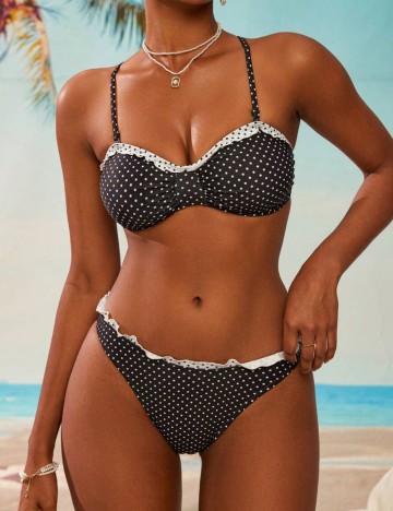 Costum de baie Shein, mix culori