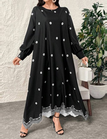 Rochie maxi Shein, mix culori
