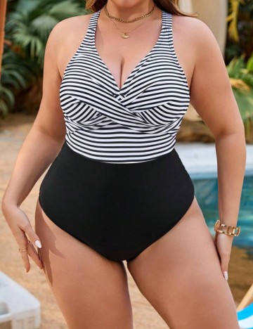 Costum de baie întreg Shein Curve+, mix culori