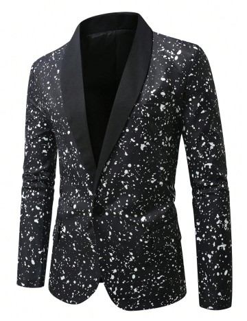 Sacou MANFINITY by Shein, negru