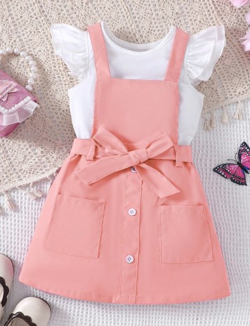 Set rochie și tricou Shein, mix culori