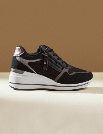 Pantofi Sport CUCCOO by SHEIN, negru