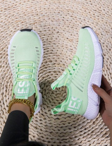 Pantofi Sport Shein, verde
