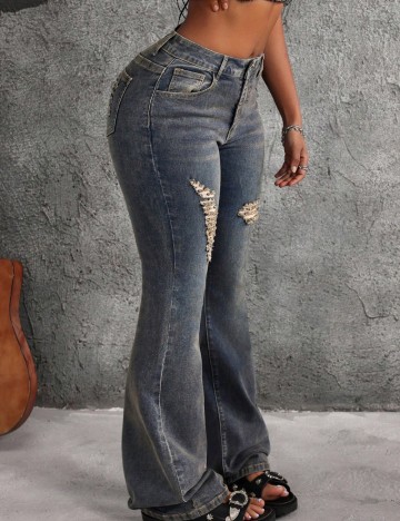 Jeans Shein, albastru