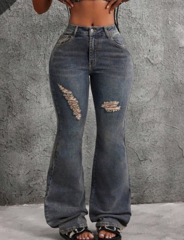 Jeans Shein, albastru
