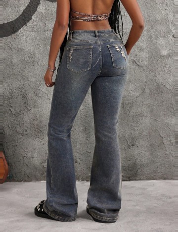 Jeans Shein, albastru