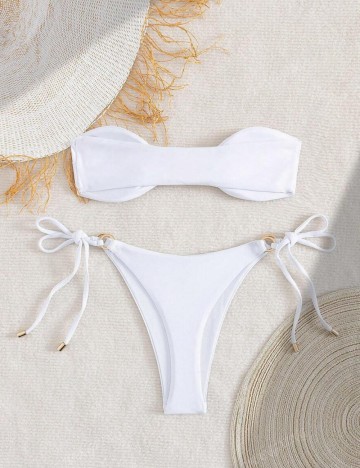 Costum de baie Shein, alb