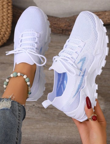 Pantofi Sport Shein, alb