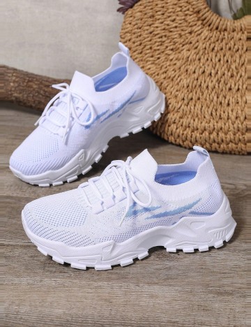 Pantofi Sport Shein, alb