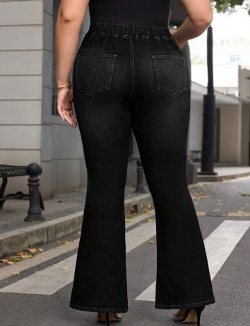 Jeans Shein Curve+, negru