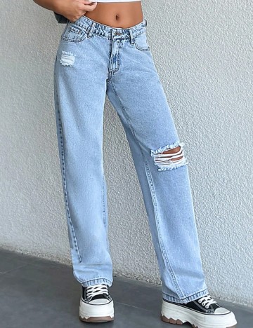 Jeans Shein, albastru