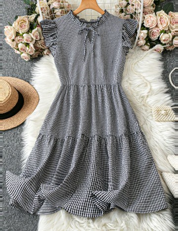 Rochie mini Shein Curve+, mix culori
