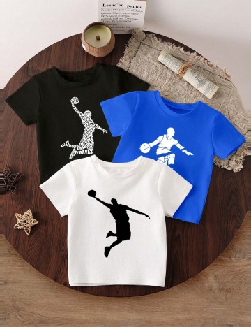 Set Tricouri Shein, mix culori