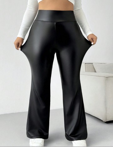 Pantaloni Shein Curve+, negru