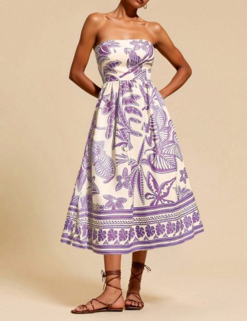 Rochie midi Shein, mix culori