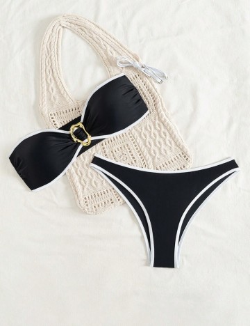 Costum de baie Shein, negru