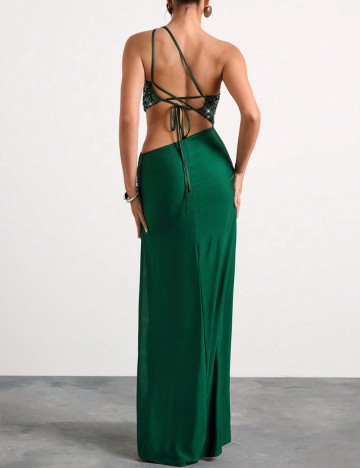 Rochie de ocazie Shein, verde