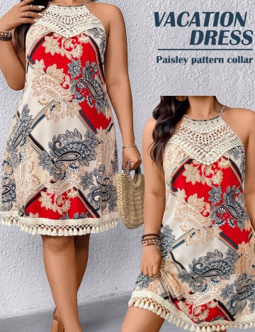 Rochie mini Shein Curve+, mix culori