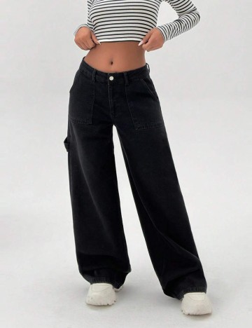 Jeans Shein, negru