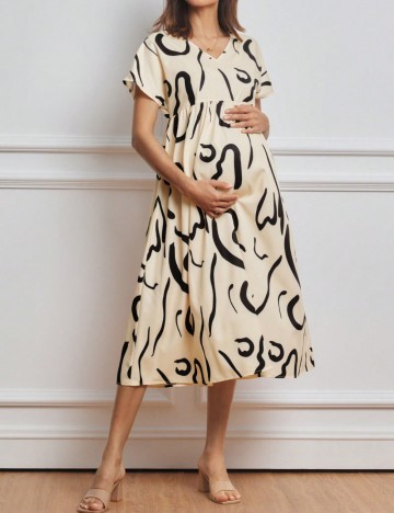 Rochie midi Shein, mix culori