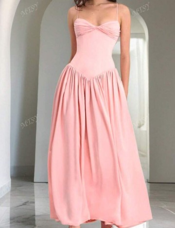 Rochie maxi Shein, roz