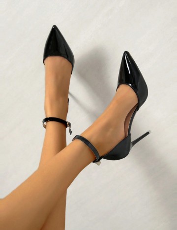Pantofi cu toc Shein, negru
