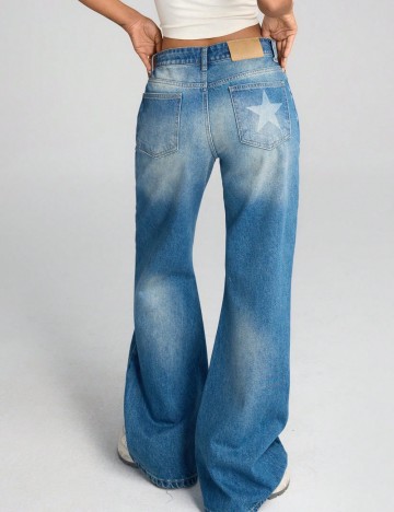 Jeans Shein, albastru