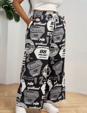Pantaloni Shein Curve+, mix culori