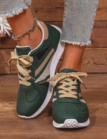 Pantofi Sport Shein, verde