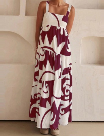 Rochie maxi Shein, mix culori