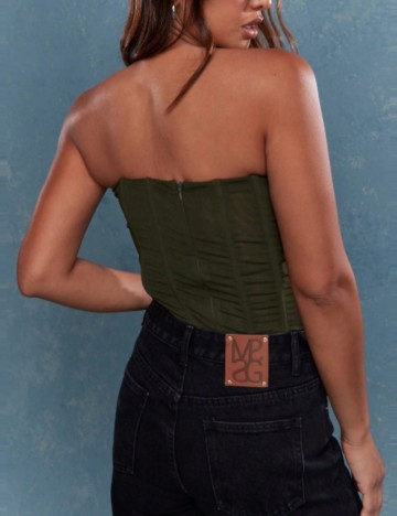 Top Shein, verde