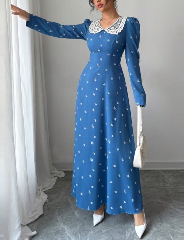 Rochie maxi Shein, mix culori