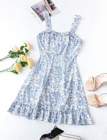Rochie mini Shein Curve+, mix culori
