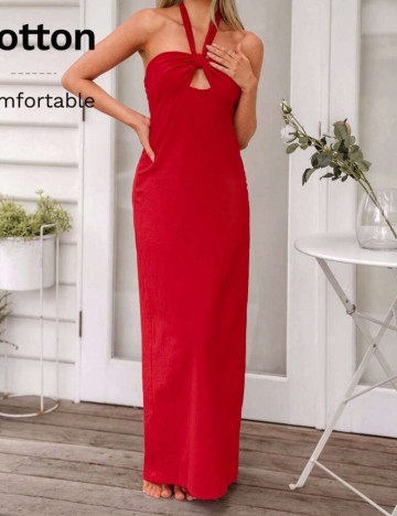 Rochie maxi Shein, roșu