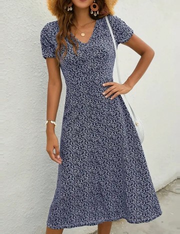 Rochie midi Shein, albastru