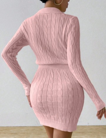 Rochie midi Sheilay, roz
