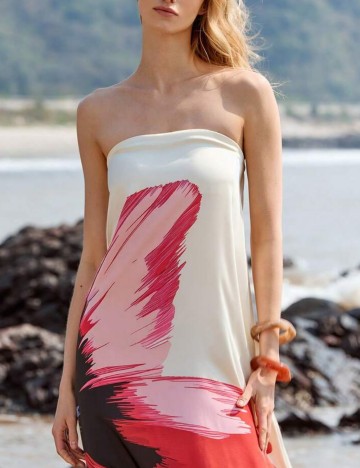 Rochie maxi Shein, mix culori