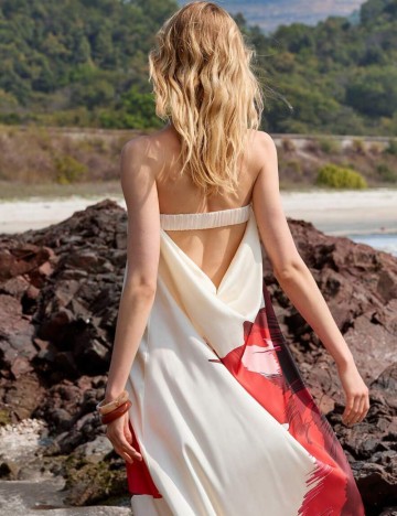 Rochie maxi Shein, mix culori