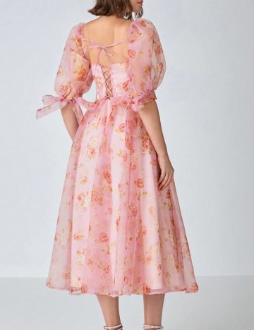 Rochie midi Shein, roz