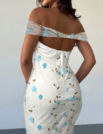 Rochie maxi Shein, mix culori