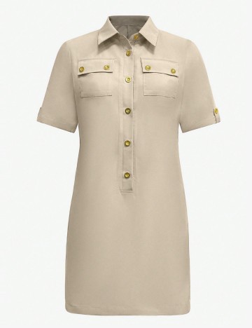 Rochie mini Shein, bej