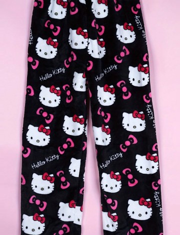 Pantaloni de pijama Shein, negru