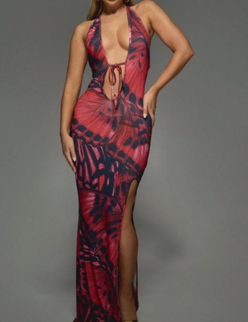 Rochie maxi Shein, mix culori